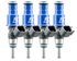FIC ISC-1440H-4 1440cc high impedance fuel injectors for 4-cylinder engines with 64mm injector height