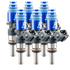 FIC 1200cc six cylinder fuel injectors with 53mm body 11mm top 14mm bottom O-rings part 1200-53-11-14-6