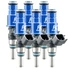 FIC ISC-1440H-6 high impedance 1440cc six cylinder fuel injectors with stainless alloy valves, Data Match Technology, and solder-in pigtails