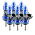 FIC ISC-1440H-6 high impedance 1440cc six cylinder fuel injectors with stainless alloy valves, Data Match Technology, and solder-in pigtails
