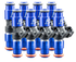 Fuel Injector Clinic 1650cc eight cylinder fuel injector set 64mm with 14mm top and 15mm bottom O-rings 1650-64-14-15-8