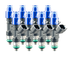 Fuel Injector Clinic 1000cc eight cylinder fuel injector set 64mm with 11mm top and 14mm bottom O-rings 1000-64-11-14-8