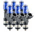 Fuel Injector Clinic 775cc custom injector kit 0775-64-14-16-8 with Data Match Technology, solder-in pigtails, and lifetime warranty