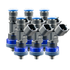 Fuel Injector Clinic 0775-53-14-21-8 775cc fuel injector set for eight cylinder engines with 53mm height and 14mm top by 21mm bottom O-rings