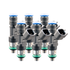 Fuel Injector Clinic 0650-53-14-14-8 650cc fuel injector set for eight cylinder engines with 53mm height and 14mm top and bottom O-rings