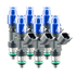Fuel Injector Clinic ISC-0365H-8 365cc injectors with 64mm height and 11mm top 14mm bottom O-rings