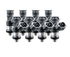 FIC 1440cc SHORT eight cylinder injectors 38mm height with 14mm top and 11mm bottom O-rings