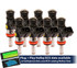 FIC 1200cc 130 lbs/hr injectors ish03-1200h for Holley GM composite intake applications
