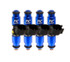 Fuel Injector Clinic is165-1440h 1440cc High-Z fuel injector set for 1988-1998 Volkswagen Audi 4-cylinder 64mm applications