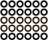 Fuel Injector Clinic SLK-UNIV-14MM-X-6 universal 14mm seal kit for six high-impedance injectors