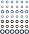 Fuel Injector Clinic SLK-118X6 seal kit for 1998-2003 Honda Acura J-Series IS118 injectors