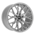 F1R 19x9.5 FS3 Wheel - 5x114 +38 - Machine Silver FS319955114MS38