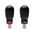 Cobb Tall Weighted Cobb Knob - Black w/Red Trim (2017 - 2021 Honda Civic Type R / 2017 - 2020 Civic Si) - 2H1370-B-RD