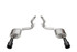Corsa 3" Axle-Back Exhaust - Sport - 4.5" Black PVD Carbon Fiber Tips (2024 - 2026 Mustang GT Coupe - Non Active) 21253CFBLK