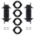 Detroit Speed Door Jamb Wiring Boot Kit - Black Anodized Trim 010422DS