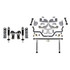 Detroit Speed QuadraLink Rear Suspension Kit - No Axle Brackets - Remote-Reservoir Double-Adjustable Shocks (1982 - 1992 Camaro & Firebird) 041724-RDS