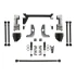 Detroit Speed QuadraLink Rear Suspension Kit - Weld-In Axle Brackets - Non-Adjustable Shocks (1973 - 1987 Chevrolet C10 / GMC C15) 041751DS
