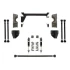 Detroit Speed QuadraLink Rear Suspension Kit - No Axle Brackets - Non-Adjustable Shocks (1973 - 1987 Chevrolet C10 / GMC C15) 041752DS