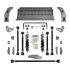 Detroit Speed QuadraLink Rear Suspension Kit - No Axle Brackets - Non-Adjustable Shocks (1960 - 1965 Falcon / Comet) 041756DS