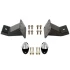 Detroit Speed GM LS Engine Mount Kit - Aluma-Frame (1964 - 1970 Mustang) 060423DS