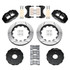 Wilwood Forged Narrow Superlite 6R Big Brake Front Brake Kit - 14.00" Slotted Rotors - Black (2014 - 2019 C7 Corvette) 140-18532