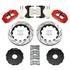 Wilwood Forged Narrow Superlite 6R Big Brake Front Brake Kit - 14.00" Drilled & Slotted Rotors - Red (2014 - 2019 C7 Corvette) 140-18532-DR
