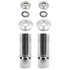 UPR Products Front Coil Over Kit No Springs Pro Series Silver (79-04 Mustang) 2006-NS-SILVER