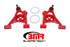BMR Lower A-arms non-Adj Spring Pocket Tall Ball Joint Red (1979-1993 Mustang) AA037R