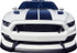 Anderson Composites Type-GT350 Fiberglass Front Bumper w/Front Lip (15-17 Mustang) AC-FB15FDMU-GR-GF