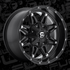 Fuel Off-Road 17x9 Hostage Wheel 5 Bolt -12 ET 106.40 Bore Matte Black D531