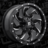 Fuel Off-Road 20x9 Cleaver Wheel 6 Bolt 1 ET 110.30 Bore Gloss Black D574