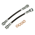 J&M Stainless Steel Brake Hose Kit - Rear Outer Caliper to Axle - Black (1993 - 2002 Camaro / Firebird) 22501-B