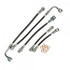J&M Stainless Steel Brake Hose Kit - Front & Rear - Clear (1998 - 2002 Camaro / Firebird - No Traction Control) 22507-C