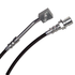 J&M Brake Conversion Hose Kit - Front - Black (1987 - 1993 Mustang - 1999-2004 Calipers) 22517FOX-B