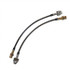 J&M Stainless Steel Brake Hose Kit - Rear - Black (1999 - 2004 Mustang - No Traction Control) 22523-B