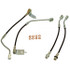 J&M Stainless Steel Brake Hose Kit - Front & Rear - Clear (1996 - 1998 Mustang) 22551-C