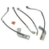 J&M No Traction Control Front/Rear Brake Hose Kit (99-04 Mustang) 22553