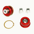 J&M Front Control Arm Spherical Bearing Tension / Caster Bushings - Red (2015 - 2023 Mustang) 24410R