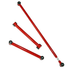 J&M Panhard Rod & Lower Control Arm Combo Kit - Adjustable - Red (2005 - 2014 Mustang) 30100-R