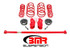 BMR 1.5" Drop Lowering Spring Package - Red (2005 - 2014 Mustang / 2007 - 2014 Shelby GT500) LSP001R