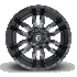 Fuel Off-Road 18x9 Sledge Wheel 5 Bolt 1 ET 78.10 Bore Gloss Black D595