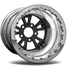 RC Components 15x9.5 Torx Rear Wheel Single Beadlock Polished Rim