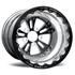 RC Components 15x8.5 Fusion Rear Wheel Double Beadlock Polished Rim