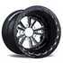RC Components 15x13 Torx Rear Wheel Non-Beadlock Black Rim