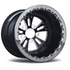 RC Components 16x15 Fusion Rear Wheel Single Beadlock Black Rim