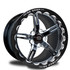 RC Components 15x10 Rear Fusion Street Fighter Wheel Single Beadlock (2011 - 2014 Mustang GT)