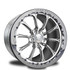RC Components 17x7 Front Exile Street Fighter Wheel Single Beadlock (2011 - 2014 Mustang GT)