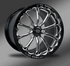 RC Components 17x11 Street Fighter Exile-S Wheel Single Beadlock Eclipse Finish