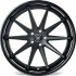 Rohana 20x9 RFC10 Wheel Matte Black w/ Gloss Black Lip