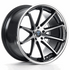 Rohana 19x8.5 RFC10 Wheel Machine Black w/Chrome Lip